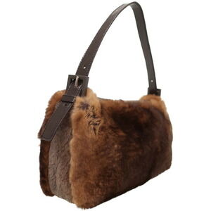 Fendi Semi Bucket Fur Mamma Shoulder Bag